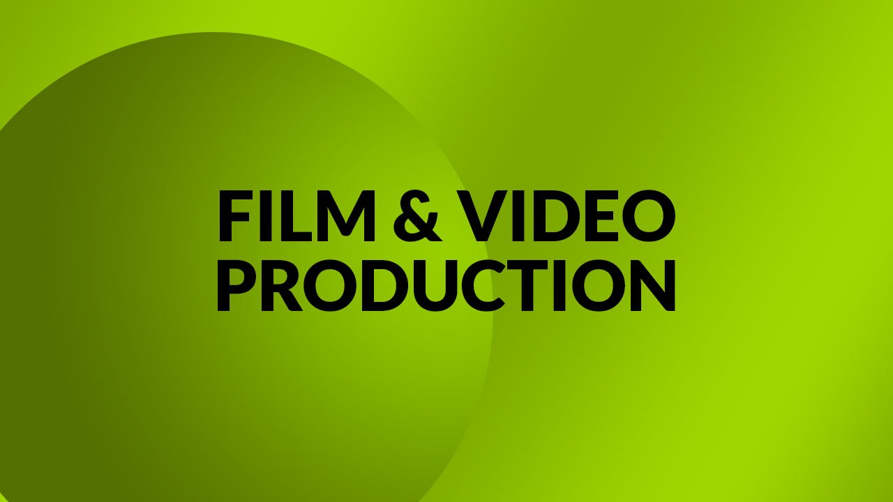 Graphic of the Film and Video Production Major.